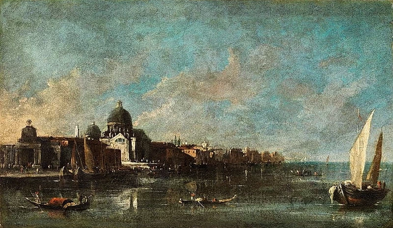 VISTA DAL CANAL GRANDE A SANTA MARIA DELLA SALUTE